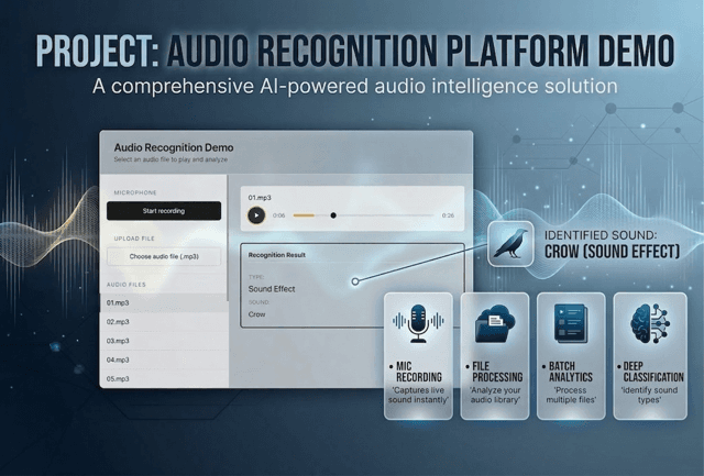 AI-Powered Audio Recognition Platform