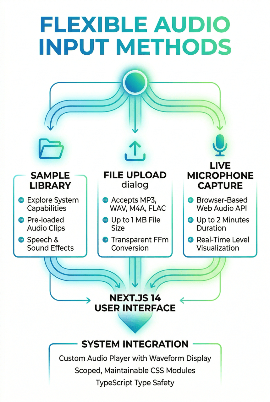 Flexible Audio Input